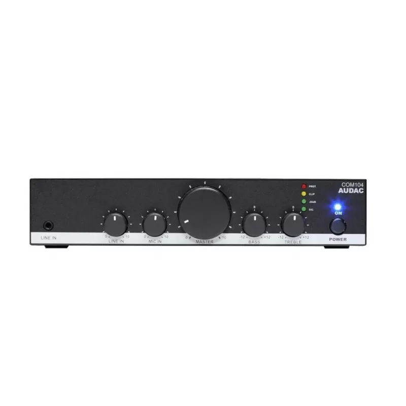 ELA-Verstärker Audac COM104 40W 70/100V schwarz