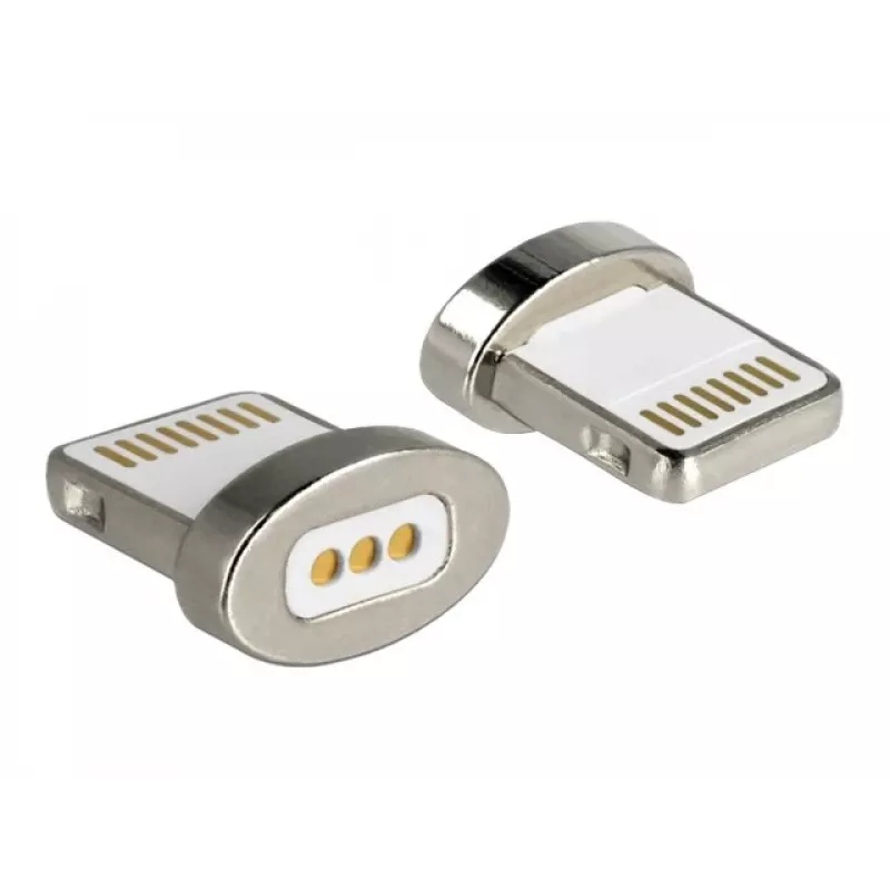 DeLOCK - Lightning-Adapter - magnetisch auf Lightning (M) - für Apple iPad/iPhone/iPod (Lightning) (65928)