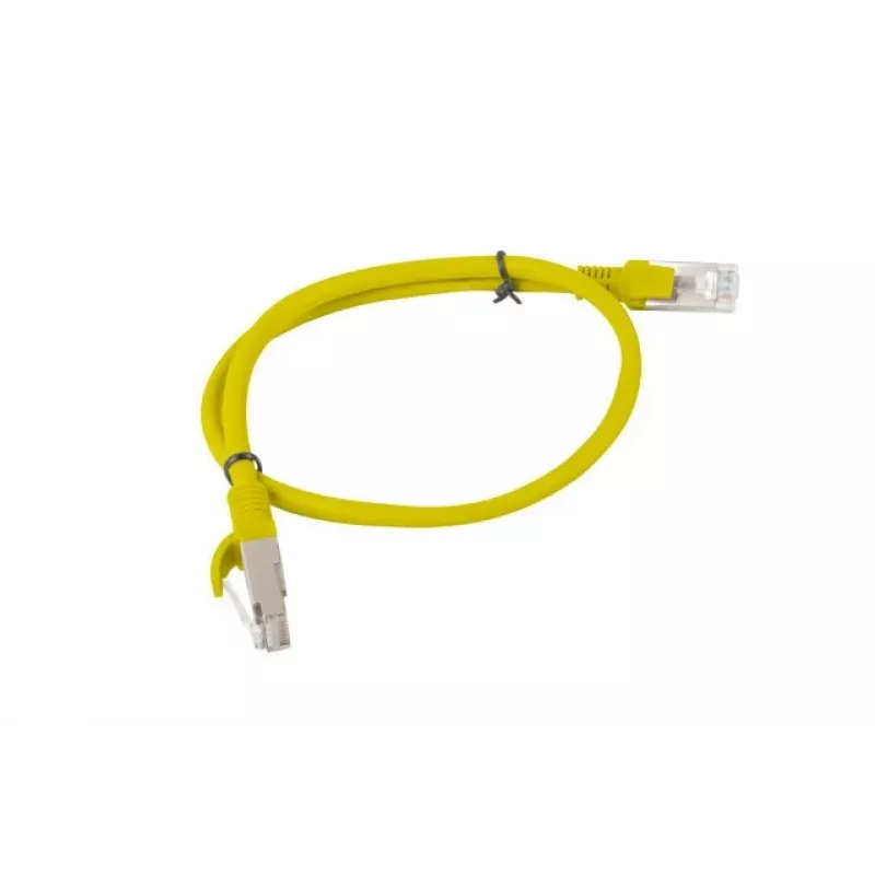 Lanberg PCU6-20CC-0050-Y Cat.6 UTP Patchkabel, 0,5 m, gelb, 10er-Pack