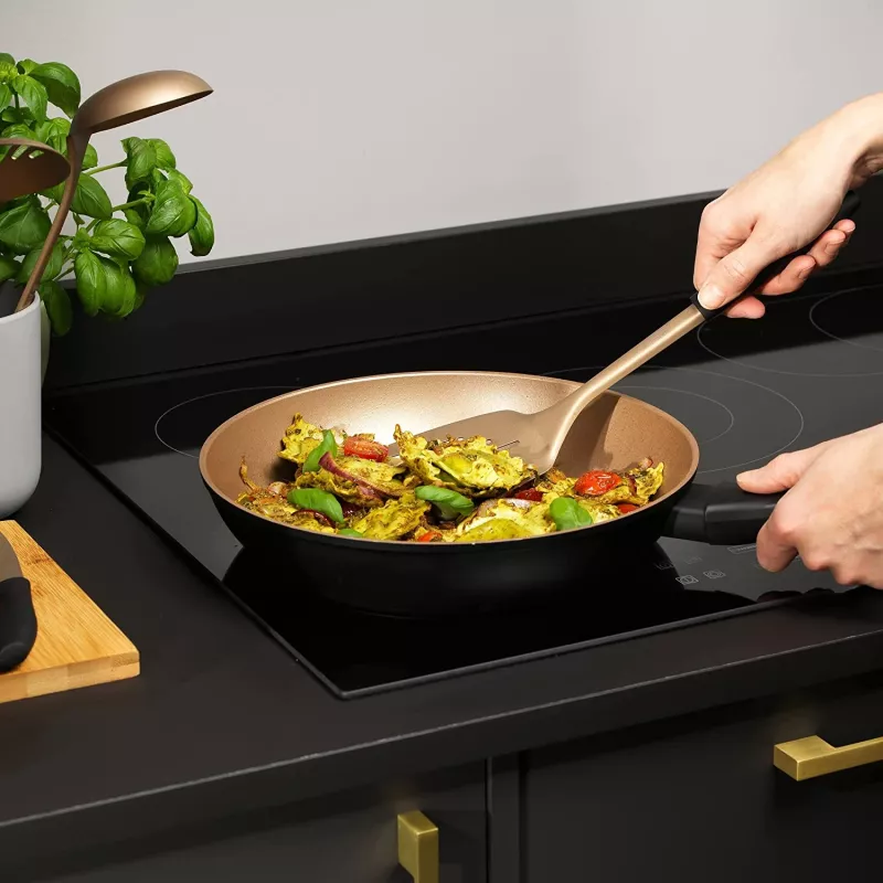 Bratpfanne Russell Hobbs RH01666BEU7 24 cm, antihaftbeschichtet, schwarz