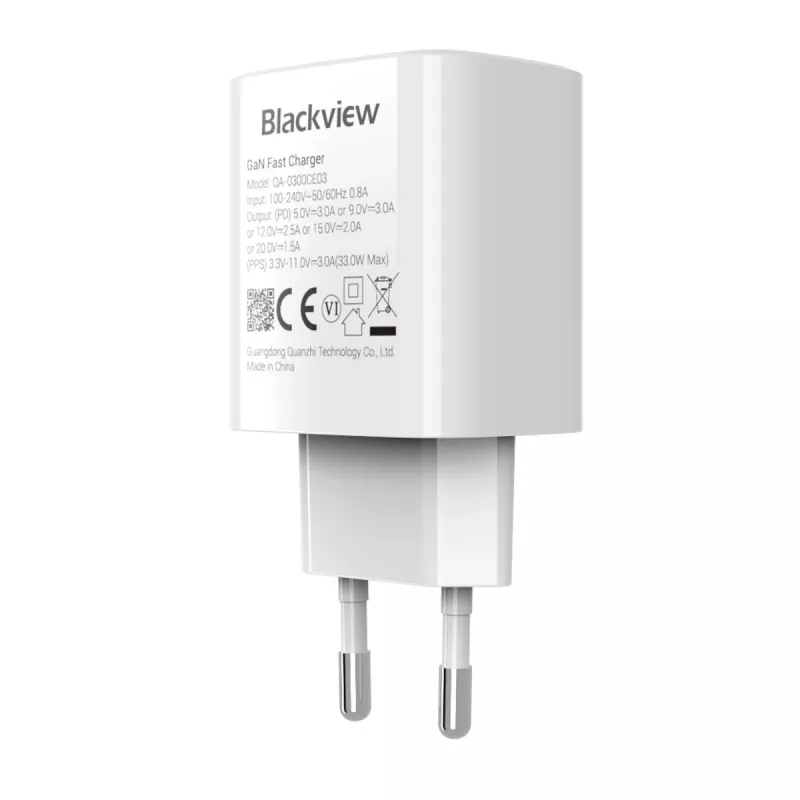 Ladegerät SchwarzVIEW CHAR-33W/BV USB-C 33W Schnellladung, schwarz