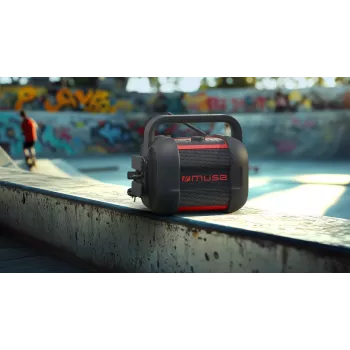 Tragbares Bluetooth-Radio Muse M-968 BTR — 40 W, NFC, wiederaufladbarer Akku