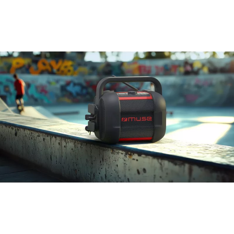 Tragbares Bluetooth-Radio Muse M-968 BTR — 40 W, NFC, wiederaufladbarer Akku