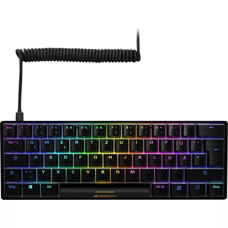 SKILLER SGK50 S4, Gaming-Tastatur schwarz, DE-Layout, Kailh Red