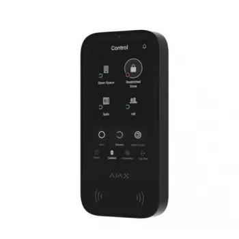 Keypad Ajax KeyPad TouchScreen RF Schwarz Batteriebetrieben