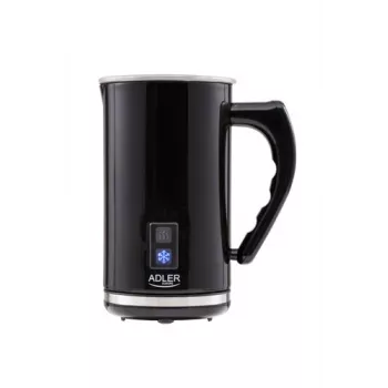 Automatischer Milchaufschäumer/-erwärmer Adler AD 4478 — Edelstahlbehälter, 240 ml Fassungsvermögen, 500 W, heiß & kalt