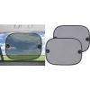 Autosonnenblende IWH KFZ-Sonnenschutz Springblende schwarz — kindersichere Befestigung