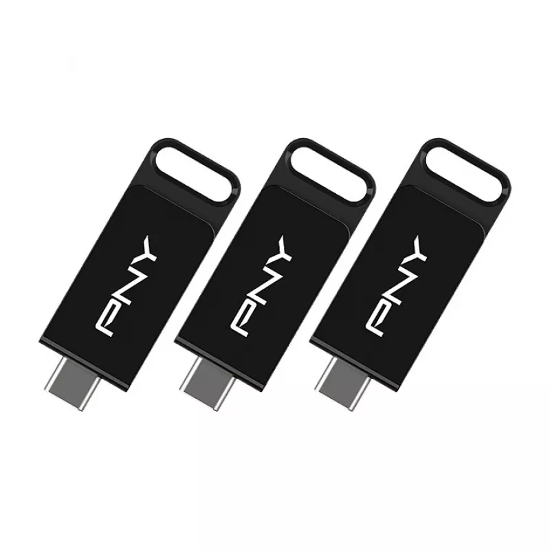 USB-Stick PNY Elite 128 GB USB Type-C 3.2 Gen 1 (3.1 Gen 1) Schwarz