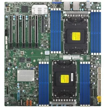 Supermicro - MBD-X13DAI-T-B - Mainboard - E-ATX - DDR5 DIMM SATA 6 GB/s Grafik LAN USB 3.2 USB 3.0 USB 3.0 VGA PCI-Express