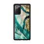 Schutzhülle iKins für Samsung Galaxy Note 20 — Aqua Agate Design