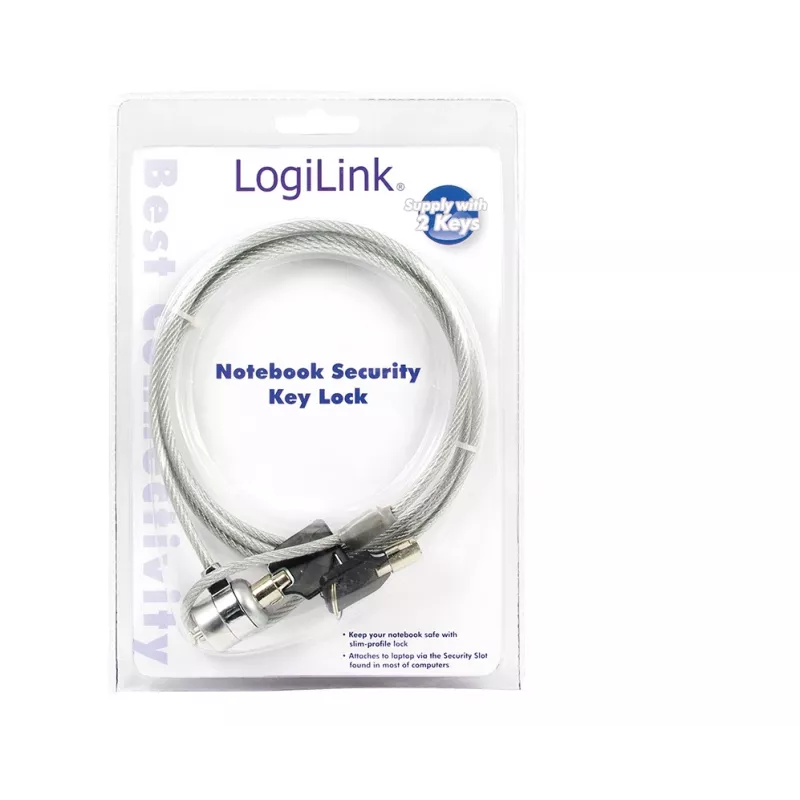 Notebook-Sicherheitsschloss LogiLink nbs003 1,5 m