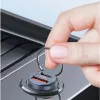 Auto-Ladegerät usams C38 30W — 1x USB-A + 1x USB-C Schnellladung