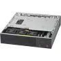 Super Micro Supermicro SC101F - Ultra Small Form Factor - Mini-ITX - ohne Netzteil - Schwarz (CSE-101F)