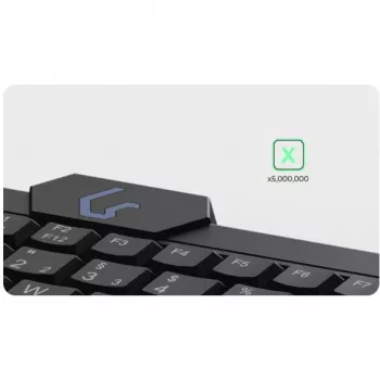 KeySonic KSK-3210ELU (DE) Tastatur Home USB QWERTZ Deutsch Schwarz