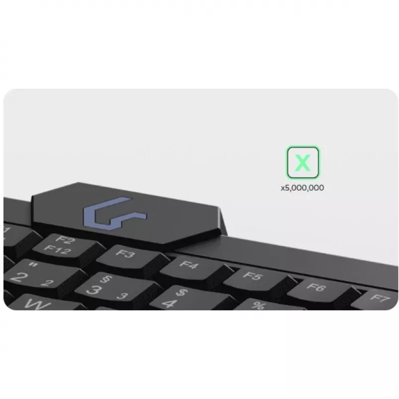 KeySonic KSK-3210ELU (DE) Tastatur Home USB QWERTZ Deutsch Schwarz
