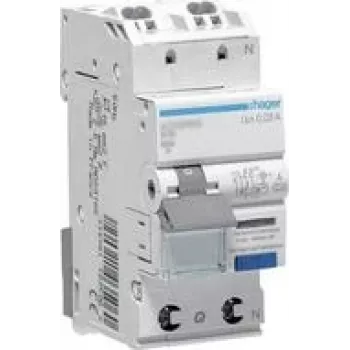 Hager RCBO-Schalter 1P+N 6kA C-13A 30mA ADS963D (ADS963D)