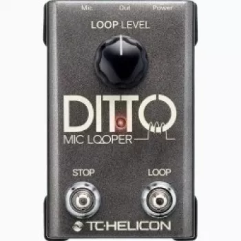 Mikrofon-Looper TC‑Helicon Ditto Mic Looper mit Mikrofoneingang (Modell 000-DDU01-00010)