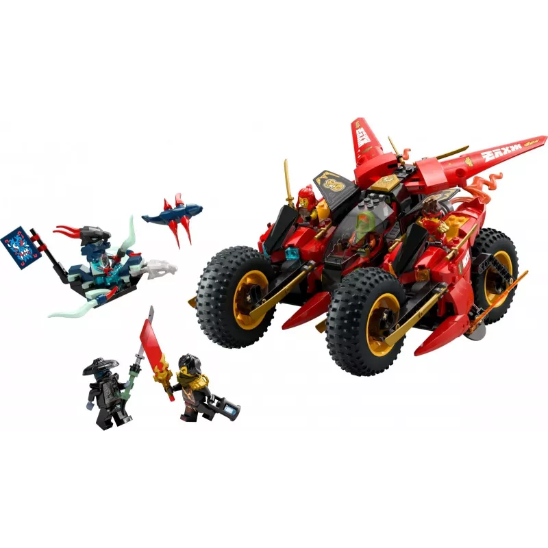 LEGO Ninja Kampffahrzeug Set 71844 — NINJAGO, 561 Teile, 6 Minifiguren, bewegliche Teile, 140×240×220 mm