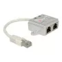 Netzwerkkabel DeLOCK 65224 RJ-45 0,15 m Weiß