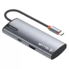 USB-C-Hub Tellur TLL321061 mit PD 3.0 100W, HDMI-Ausgang und 3× USB 3.0-Anschlüssen