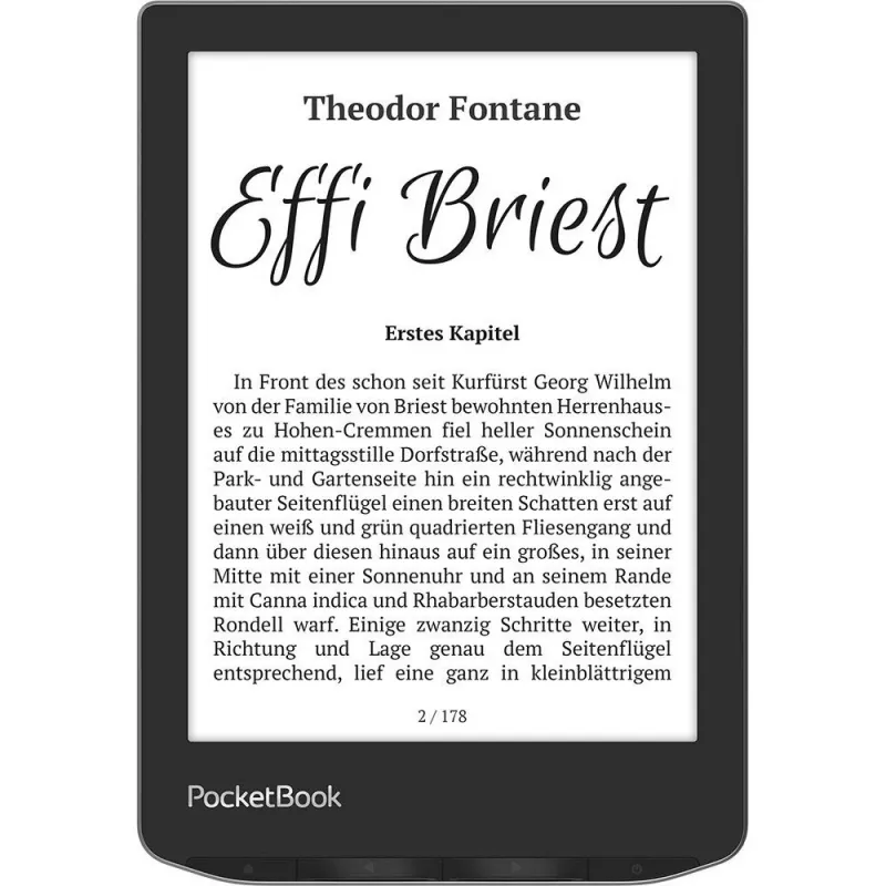 PocketBook Verse - 15,2 cm (6 inch) - E Ink Carta - 758 x 1024 Pixel - ACSM - DOCX - AZW - DjVu - PRC - AZW3 - EPUB - MOBI - RTF - EPUB DRM - FB2 - PDF - CBR - FB2.ZIP - PDF DRM - TXT