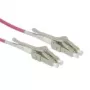 ROLINE - Netzwerkkabel - LC Multi-Mode (M) - LC Multi-Mode (M) - 2 m - Glasfaser - 50/125 Mikrometer - OM4 - Violett (21.15.8872)