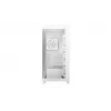PC-Gehäuse DeepCool CG580 4F V2 Midi Tower Weiß — ATX, Hartglas, 3x120-mm-Seitenlüfter, 360-mm-Seitenradiator-Unterstützung