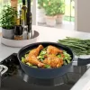 Maestro MR-1205-28 Bratpfanne mit Deckel, 28 cm, schwarz