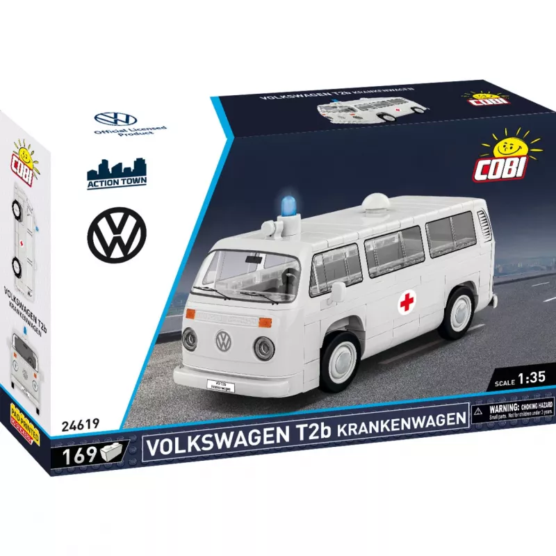 Cobi Modellbausatz Volkswagen T2b Krankenwagen 1:35 grau