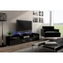 Cama TV-Ständer EVORA 200 schwarz/schwarz glänzend