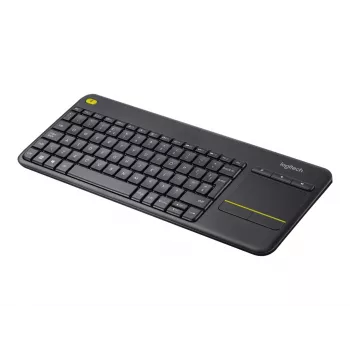 Logitech Wireless Touch Keyboard K400 Plus Mini QWERTZ Schwarz