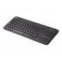 Logitech Wireless Touch Keyboard K400 Plus Mini QWERTZ Schwarz