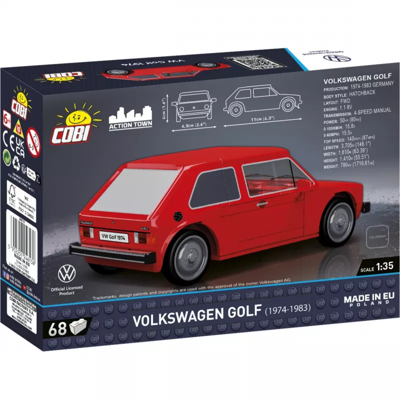 Cobi Modellbausatz Volkswagen Golf 1974–1983 1:35