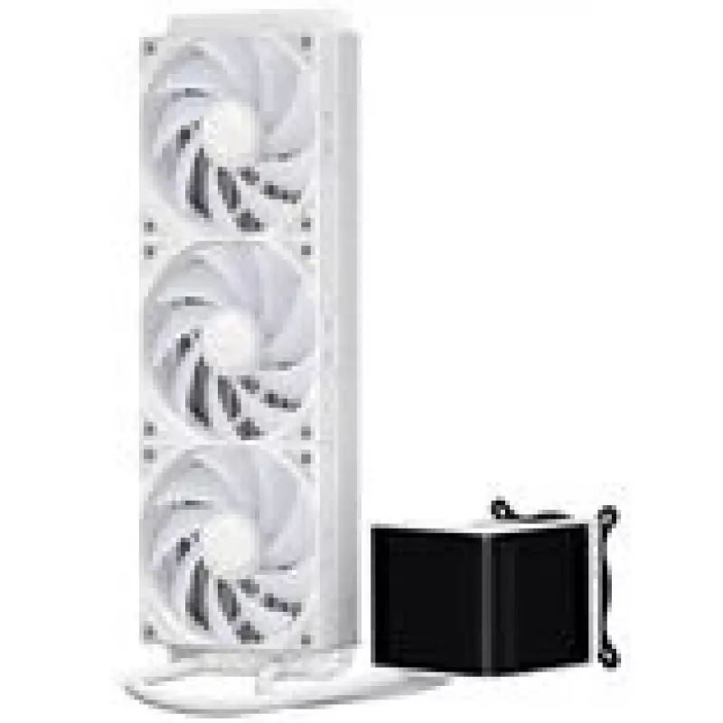 Lian Li O11 Vision Compact + TRYX PANORAMA SE ARGB Complete Liquid Cooling - Weiß, 360mm