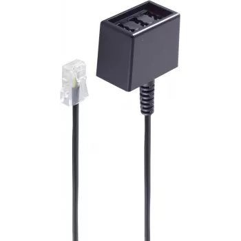 Telefonkabel ShiverPeaks BS71280-8 0,15 m Schwarz