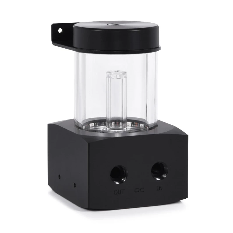 Reservoir Aquatuning GmbH 1022162 Acetal Acrylic Schwarz Transparent 76,5 mm