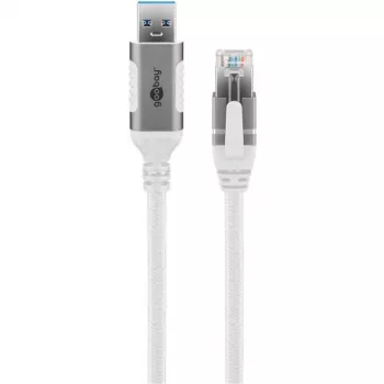 Goobay 74160 - Netzwerk-Adapterkabel USB 3.0 Typ A Gigabit Ethernet 3 m - Netzwerkkarte - 1.000 Mbit/s (74160)