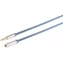 3,5-mm-Audiokabel ShiverPeaks 30805-1.5-MHQ-schlank Chrom-Metall schlank Line 1,5 m