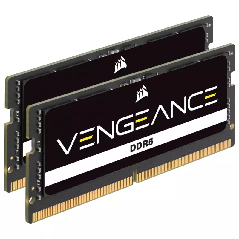 SO-DIMM 64 GB DDR5-4800 (2x 32 GB) Dual-Kit, Memory schwarz, CMSX64GX5M2A4800C40, Vengeance