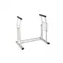 Toilettensitz SUNDO 15800 mit Zeitungshalter, Stahlrahmen, rutschfest, 114 kg max., 485×665×755 mm