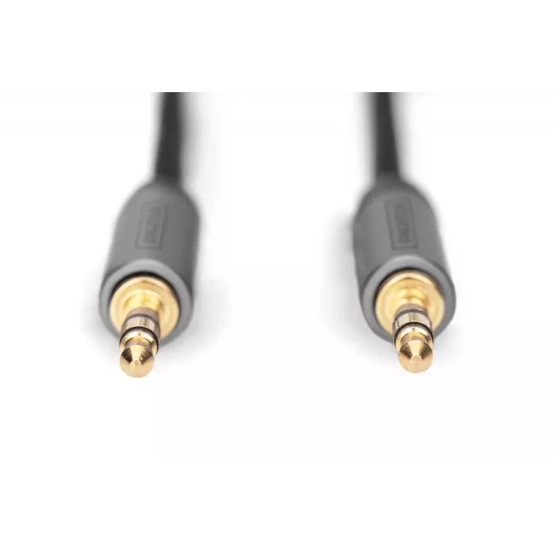 Digitus Audioverbindungskabel 3,5 mm Klinke auf 3,5 mm Klinke 1,8 m Schwarz