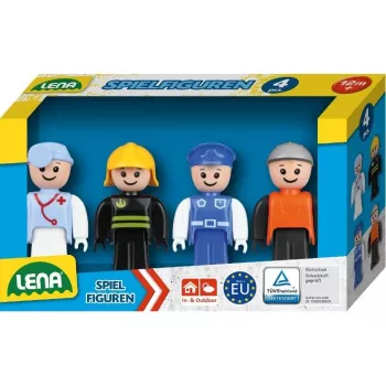 Spielfiguren-Set Lena 04490 blau – Kunststoff-Spielfiguren, sortierte blaue Figuren