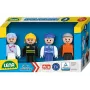 Spielfiguren-Set Lena 04490 blau – Kunststoff-Spielfiguren, sortierte blaue Figuren