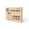 Boden-TV-Ständer GEMBIRD TVS-86TR-01-W für 37–86 Zoll Fernseher, weiß, schwenk- und neigbar, VESA 200x200–600x400, max. Belastung 50 kg