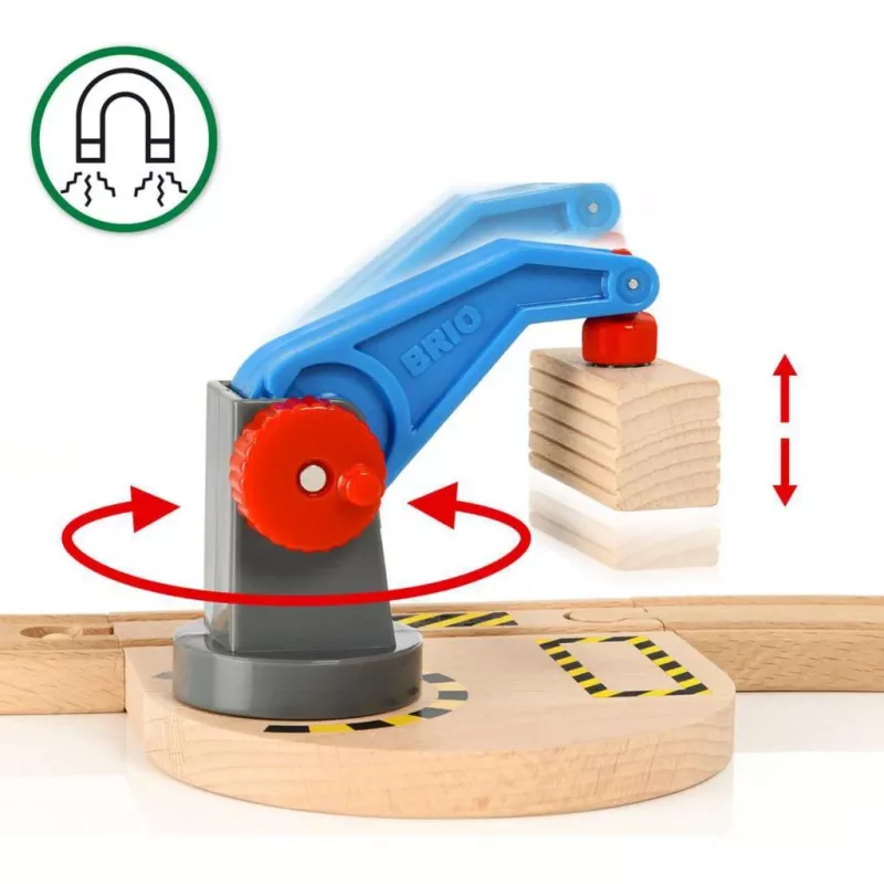 Brio World Güterzug Starter-Set mit Kran