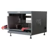Rack-Regal TECHLY 367652 Kabel-Organizer mit 3M-Klebebefestigung, Stahl, 550×550×410 mm, schwarz