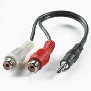 3,5 mm (M) - Cinch (2x M) Kabel VALUE 0,2 m