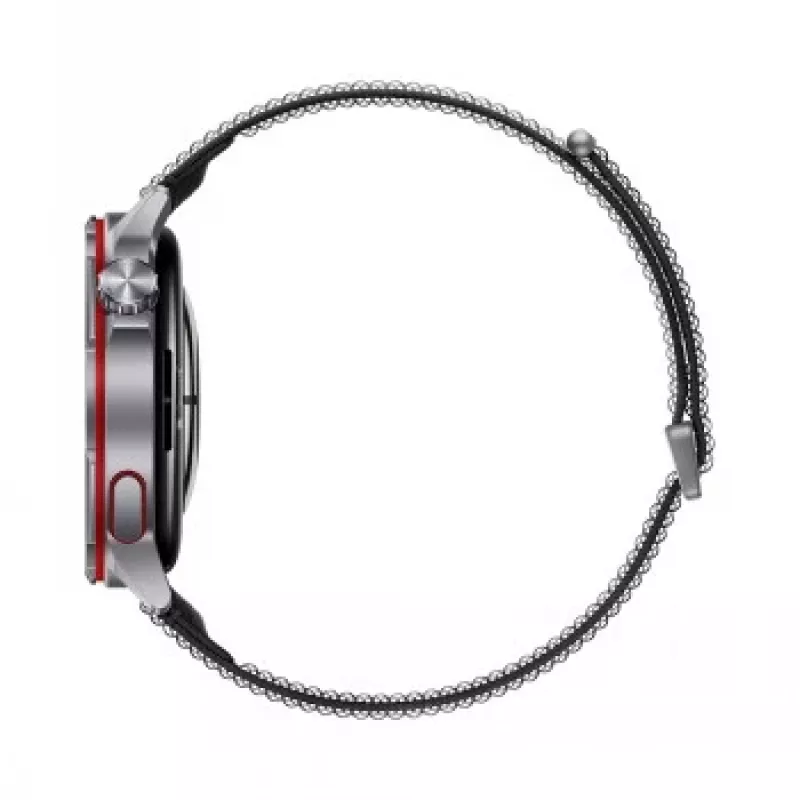 Smartwatch HUAWEI GT Runner 2 — 1,32 Zoll (3,35 cm) AMOLED 466×466, Titangehäuse, GPS, Fluorelastomer-Armband schwarz