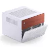 Micro-Tower-Computergehäuse Jonsbo N4 WEISS Mini-ITX mit gehärtetem Glas
