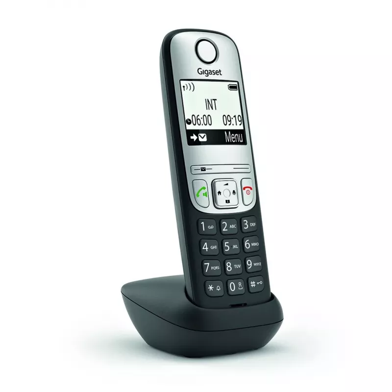 Gigaset A690HX Analog/DECT Telefon Anruferkennung Schwarz, Silber
